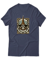 T-Shirt Αντρικό - Arcane Skull - Color Thumbnail Μπλε Γκρι