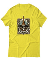 T-Shirt Αντρικό - Arcane Skull - Color Thumbnail Κίτρινο