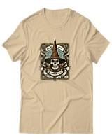 T-Shirt Αντρικό - Arcane Skull - Color Thumbnail Μπεζ