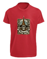 T-Shirt Fit Αντρικό - Arcane Skull - Color Thumbnail Κόκκινο