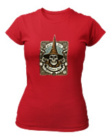 T-Shirt Στενή Γραμμή Γυναικείο - Arcane Skull - Color Thumbnail Κόκκινο