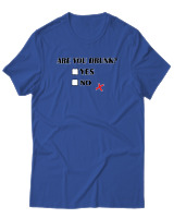 T-Shirt Αντρικό - Are You Drunk - Color Thumbnail Μπλε Ρουά