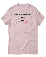 T-Shirt Αντρικό - Are You Drunk - Color Thumbnail Απαλό Ροζ