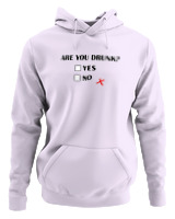 Φούτερ με κουκούλα Αντρικό - Are You Drunk - Color Thumbnail Lilac