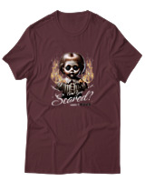 T-Shirt Αντρικό - Are You Scared - Color Thumbnail Μπορντό