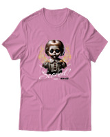 T-Shirt Αντρικό - Are You Scared - Color Thumbnail Ροζ