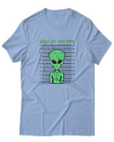 T-Shirt Αντρικό - Area 51 - Color Thumbnail Γαλάζιο