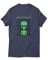 T-Shirt Αντρικό - Area 51 - Color Thumbnail Μπλε Γκρι