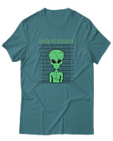 T-Shirt Αντρικό - Area 51 - Color Thumbnail Μπλε Πράσινο