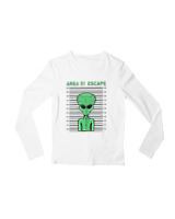 Μακρυμάνικο Μακό Παιδικό - Area 51 - Color Thumbnail 'Ασπρο
