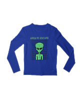Μακρυμάνικο Μακό Παιδικό - Area 51 - Color Thumbnail Μπλε Ρουά