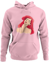 Φούτερ με κουκούλα - Ariel Fuck Off - Color Thumbnail Pink