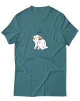 T-Shirt  Γυναικείο - Aries Cats - Color Thumbnail Μπλέ Πράσινο