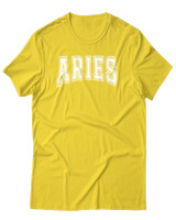 T-Shirt Αντρικό - Aries College Letters - Color Thumbnail Χρυσό Κίτρινο