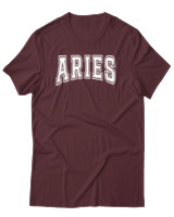 T-Shirt Αντρικό - Aries College Letters - Color Thumbnail Μπορντό