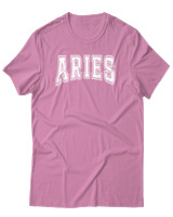 T-Shirt Αντρικό - Aries College Letters - Color Thumbnail Ροζ