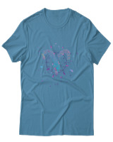 T-Shirt Αντρικό - Aries Colorfull - Color Thumbnail Τιρκουάζ