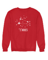 Φούτερ χωρίς κουκούλα - Aries Universe - Color Thumbnail Κόκκινο