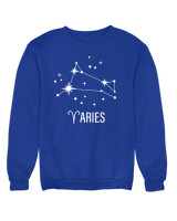 Φούτερ χωρίς κουκούλα - Aries Universe - Color Thumbnail Μπλε Ρουά