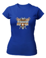 T-Shirt Στενή Γραμμή Γυναικείο - Arthuria - Color Thumbnail Μπλε Ρουά