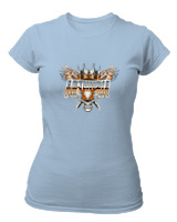 T-Shirt Στενή Γραμμή Γυναικείο - Arthuria - Color Thumbnail Γαλάζιο