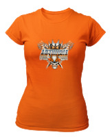 T-Shirt Στενή Γραμμή Γυναικείο - Arthuria - Color Thumbnail Πορτοκαλί