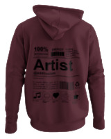 Φούτερ με κουκούλα - Artist - Color Thumbnail Marron