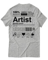 T-Shirt Αντρικό - Artist - Color Thumbnail Γκρι Μελανζέ
