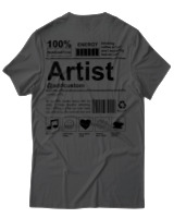 T-Shirt Αντρικό - Artist - Color Thumbnail Ανθρακί