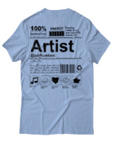 T-Shirt Αντρικό - Artist - Color Thumbnail Γαλάζιο