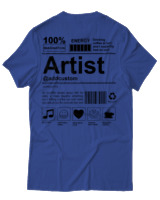 T-Shirt Αντρικό - Artist - Color Thumbnail Μπλε Ρουά