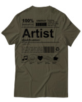 T-Shirt Αντρικό - Artist - Color Thumbnail Χακί