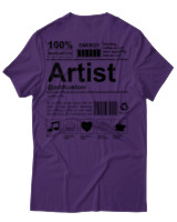 T-Shirt Αντρικό - Artist - Color Thumbnail Σκούρο Μωβ