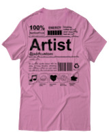 T-Shirt Αντρικό - Artist - Color Thumbnail Ροζ