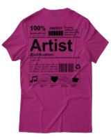 T-Shirt Αντρικό - Artist - Color Thumbnail Φουξια