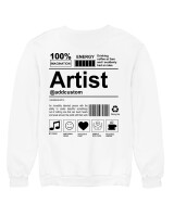 Φούτερ χωρίς κουκούλα - Artist - Color Thumbnail 'Ασπρο