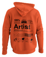 Φούτερ με κουκούλα - Artist - Color Thumbnail Orange