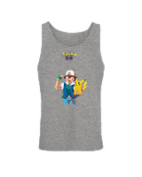Αμάνικο Μπλουζάκι Αντρικό - Ash And Pikachu - Color Thumbnail Γκρί Μελανζέ