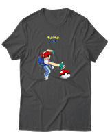 T-Shirt Αντρικό - Ash Ketchum - Color Thumbnail Ανθρακί