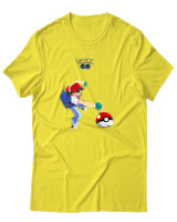 T-Shirt Αντρικό - Ash Ketchum - Color Thumbnail Κίτρινο