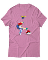 T-Shirt Αντρικό - Ash Ketchum - Color Thumbnail Ροζ
