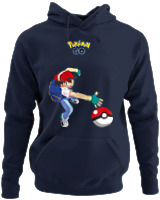 Φούτερ με κουκούλα - Ash Ketchum - Color Thumbnail Navy Blue