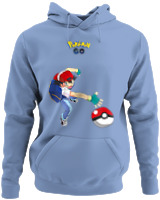 Φούτερ με κουκούλα - Ash Ketchum - Color Thumbnail Blue Carolina