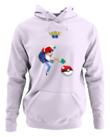 Φούτερ με κουκούλα Γυναικείο - Ash Ketchum - Color Thumbnail Lilac