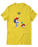 T-Shirt  Γυναικείο - Ash Ketchum - Color Thumbnail Κίτρινο Χρυσό