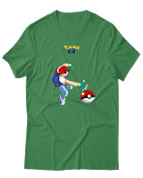 T-Shirt  Γυναικείο - Ash Ketchum - Color Thumbnail Πράσινο