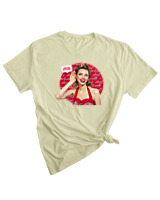 T-Shirt Woman Fashion Γυναικείο - Ask Me - Color Thumbnail SAGE GREEN