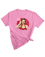 T-Shirt Woman Fashion Γυναικείο - Ask Me - Color Thumbnail PINK