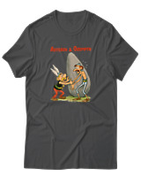 T-Shirt Unisex - Asterix & Ozempix - Color Thumbnail Ανθρακί