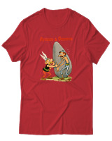 T-Shirt Unisex - Asterix & Ozempix - Color Thumbnail Κόκκινο